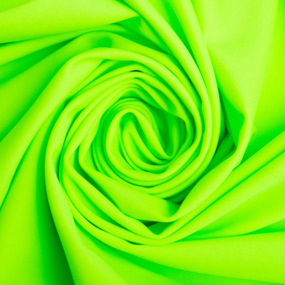 Knitted fabric Biflex matte 204 gr/m2, elastic fabric, fabric for swimwear, leggings, sportswear неон салат, фото 1