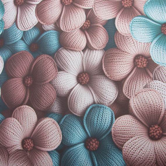 Ranforce calico fabric 5D for bedding, 240 cm wide 125 g/m2 cotton natural fabric, suitable for sheets, duvet covers, pillowcases, and other bed linens Мальви, фото 2