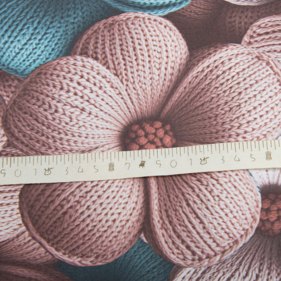 Ranforce calico fabric 5D for bedding, 240 cm wide 125 g/m2 cotton natural fabric, suitable for sheets, duvet covers, pillowcases, and other bed linens Мальви, фото 5