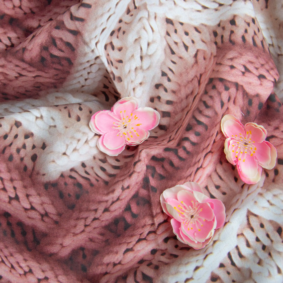 Ткань бязь ранфорс 5D для постельного белья, хлопок 125 гр/м2 240 см натуральная, постельная ткань, ткань для простыней, пододеяльников, наволочек Кашмір, фото 4