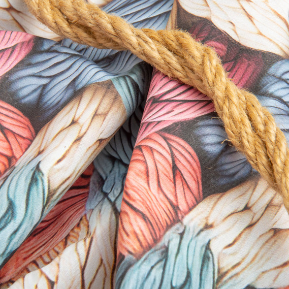 Ranforce calico fabric 5D for bedding, 240 cm wide 125 g/m2 cotton natural fabric, suitable for sheets, duvet covers, pillowcases, and other bed linens Санта, фото 4