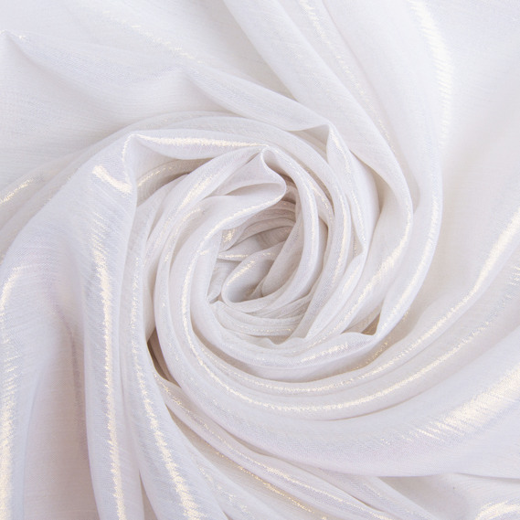 Ткань шифон стрейч с напылением Cold 55 гр/м2 150 см для платьев, блуз, декора и аксессуаров молоко, фото 1 Ткань шифон стрейч с напылением Cold 55 гр/м2 150 см для платьев, блуз, декора и аксессуаров молоко, фото 1