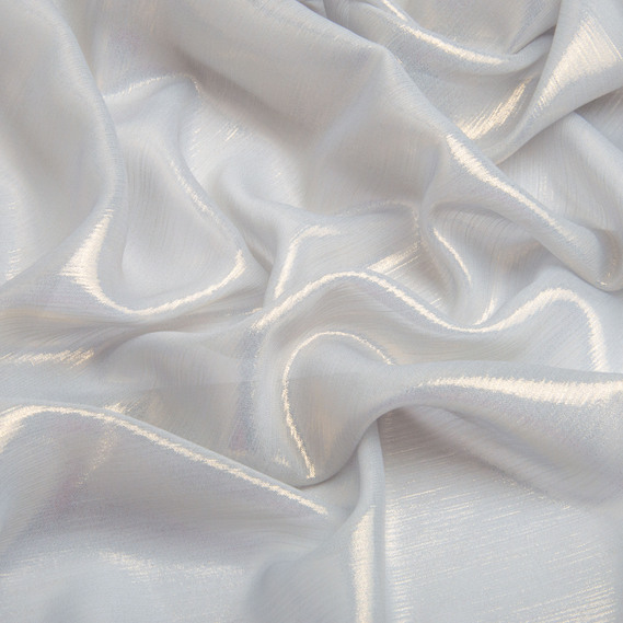 Ткань шифон стрейч с напылением Cold 55 гр/м2 150 см для платьев, блуз, декора и аксессуаров сіра, фото 2 Ткань шифон стрейч с напылением Cold 55 гр/м2 150 см для платьев, блуз, декора и аксессуаров сіра, фото 2