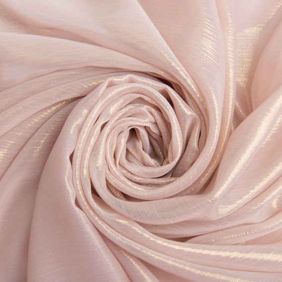 Ткань шифон стрейч с напылением Cold 55 гр/м2 150 см для платьев, блуз, декора и аксессуаров пудра, фото 1 Ткань шифон стрейч с напылением Cold 55 гр/м2 150 см для платьев, блуз, декора и аксессуаров пудра, фото 1