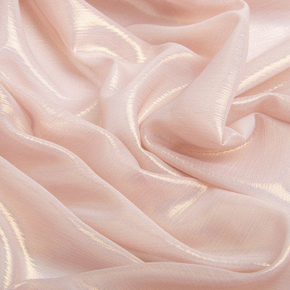 Ткань шифон стрейч с напылением Cold 55 гр/м2 150 см для платьев, блуз, декора и аксессуаров пудра, фото 2 Ткань шифон стрейч с напылением Cold 55 гр/м2 150 см для платьев, блуз, декора и аксессуаров пудра, фото 2