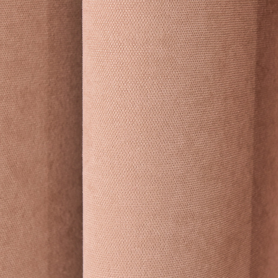 Ткань портьерная однотонная Convas 300 см 253 гр/м2, шторная ткань, ткань для штор, шторы, портьеры, гардины, ткань гардинная V-35 пудра, фото 3