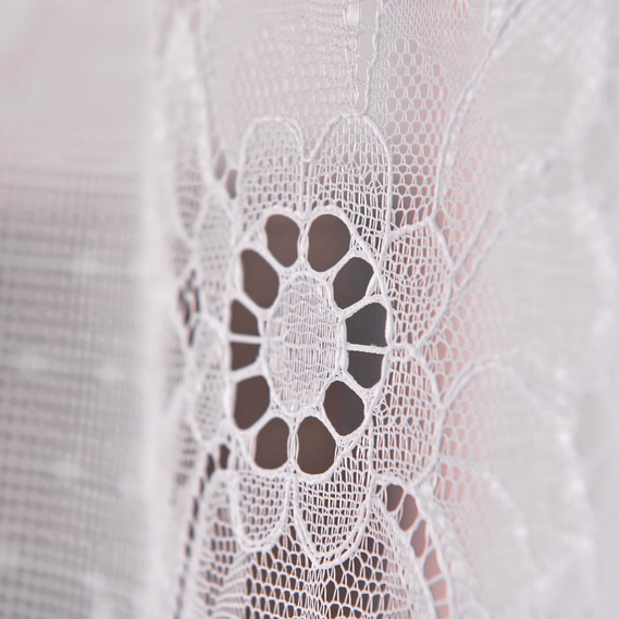 Ткань тюль жаккард Валенсьенн 310 см 65 гр/м2 тюлевая ткань, ткань для тюля, тюль, гардины, жаккардовая тюль, гардинная ткань V-beyaz , фото 3 Ткань тюль жаккард Валенсьенн 310 см 65 гр/м2 тюлевая ткань, ткань для тюля, тюль, гардины, жаккардовая тюль, гардинная ткань V-beyaz , фото 3