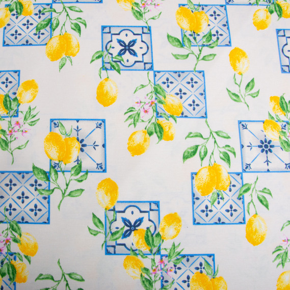 Ткань декоративная скатерная хлопок с водоотталкивающей пропиткой, 180 см, 220 гр/м2, для скатертей, штор, декора лимони, фото 2 Ткань декоративная скатерная хлопок с водоотталкивающей пропиткой, 180 см, 220 гр/м2, для скатертей, штор, декора лимони, фото 2