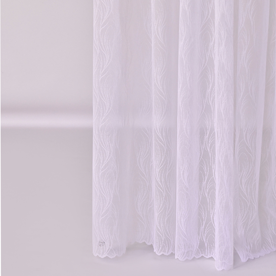 Ткань тюль жаккард Нимфа 280 см 57 гр/м2 тюлевая ткань, ткань для тюля, тюль, гардины, жаккардовая тюль, гардинная ткань N0001-beyaz, фото 1 Ткань тюль жаккард Нимфа 280 см 57 гр/м2 тюлевая ткань, ткань для тюля, тюль, гардины, жаккардовая тюль, гардинная ткань N0001-beyaz, фото 1