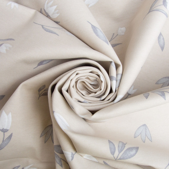 Ткань декоративная скатерная хлопок с водоотталкивающей пропиткой, 180 см, 220 гр/м2, для скатертей, штор, декора пролісок , фото 1