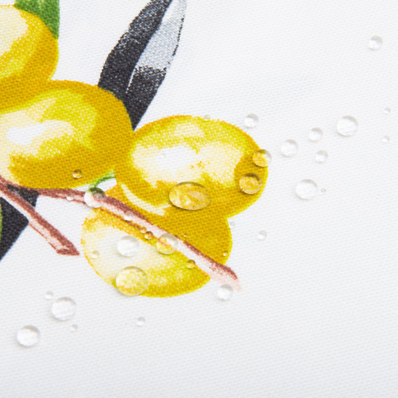 Ткань декоративная скатерная хлопок с водоотталкивающей пропиткой, 180 см, 220 гр/м2, для скатертей, штор, декора оливки, фото 4