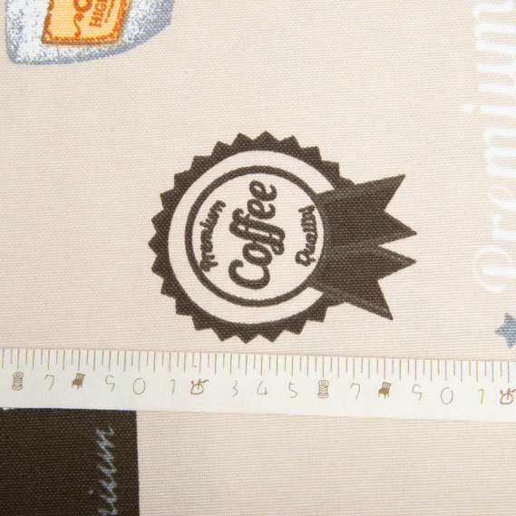 Ткань декоративная скатерная хлопок с водоотталкивающей пропиткой, 180 см, 220 гр/м2, для скатертей, штор, декора Coffee, фото 6