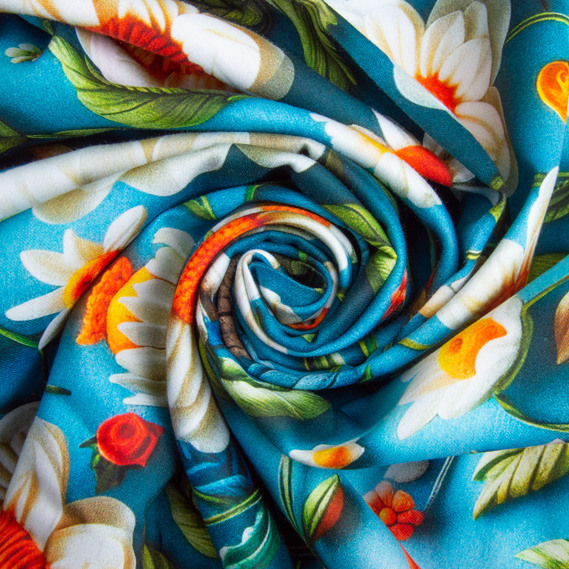 Ткань сатин для постельного белья, пл 130 гр/м2 210 ТС, хлопок, 240 см Глорія, фото 1