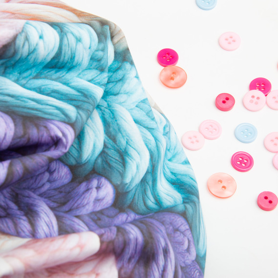 Ranforce calico fabric 5D for bedding, 240 cm wide 125 g/m2 cotton natural fabric, suitable for sheets, duvet covers, pillowcases, and other bed linens Ельза, фото 4