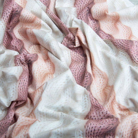 Тканина бязь ранфорс 5D для постільної білизни, бавовна 125 гр/м2 240 см натуральна, постільна тканина, тканина для простирадл, підковдр, наволочок Канада, фото 3