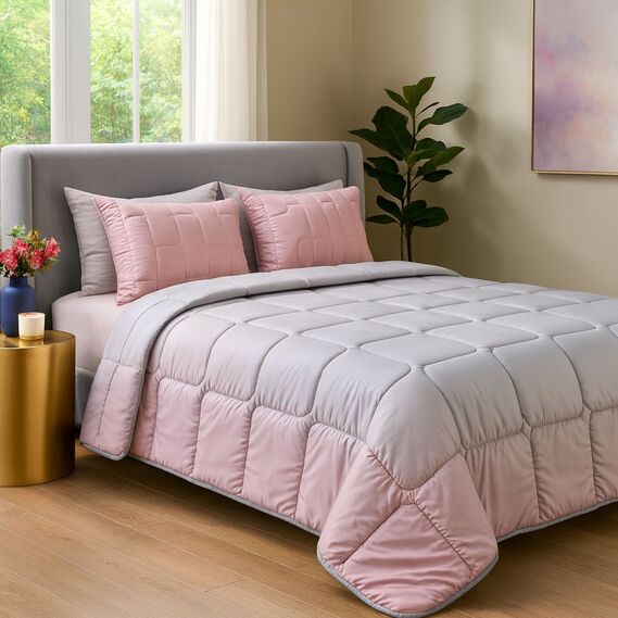 Set WomenTime IDEIA duvet 140x210 and pillow 50x70, hypoallergenic, artificial down, soft pillow в коробці, фото 2