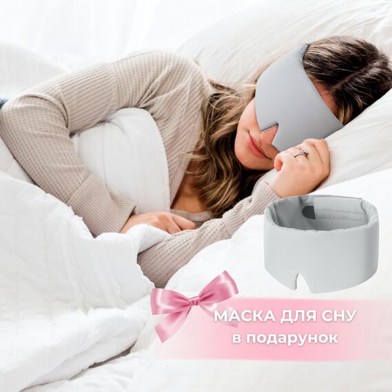 Set WomenTime IDEIA duvet 140x210 and pillow 50x70, hypoallergenic, artificial down, soft pillow в коробці, фото 4