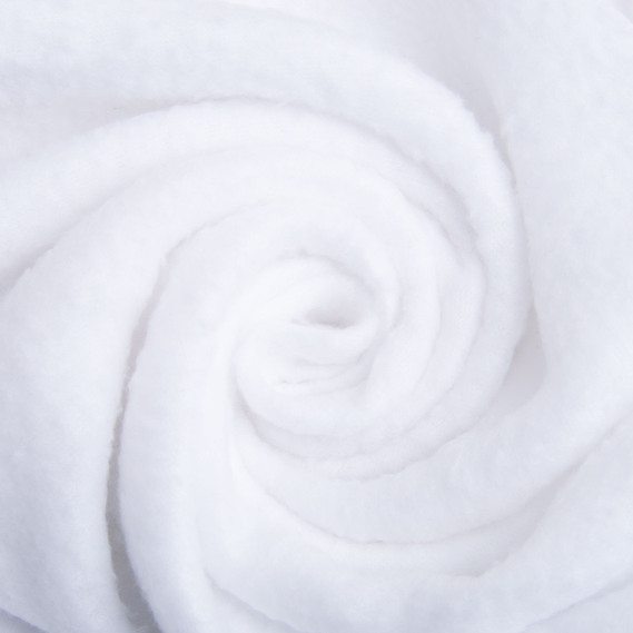 Solid Fleece Fabric білий, фото 1