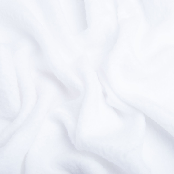 Solid Fleece Fabric білий, фото 2