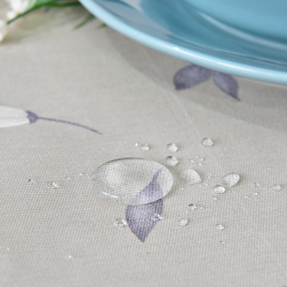 Скатертина з водовідштовхувальним просоченням IDEIA 140х170 см бавовна пролісок , фото 3