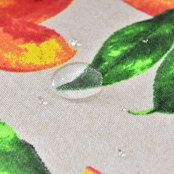 Скатерть с водоотталкивающей пропиткой IDEIA 140х170 см хлопок персик, фото 4