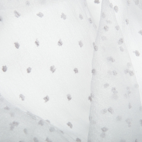 Ткань органза полупрозрачная 25 гр/м2 145 см легкая для платьев, декора, вечерних и карнавальных костюмов сіра, фото 2