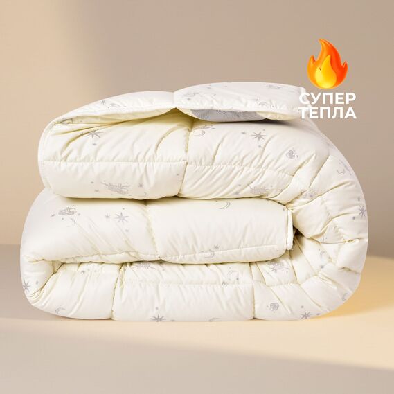 Одеяло шерстяное 200х220 см SEI DESIGN 400 гр/м2 супер теплое, фото 1