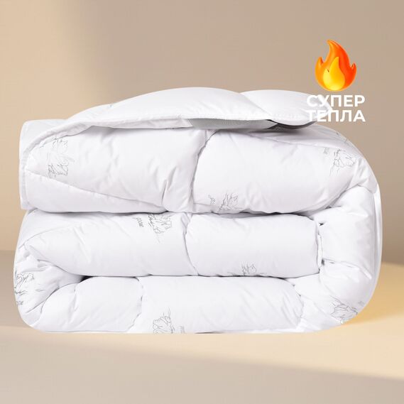 Одеяло зимнее 200х220 см SEI DESIGN 450 гр/м2 искуственный пух супер теплое, фото 1