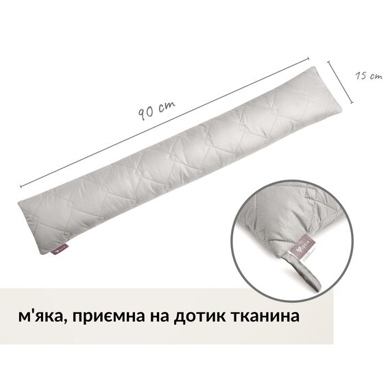 Cushion cushion insulation for windows and doors TM IDEIA 15x90 cm св.сірий, фото 4