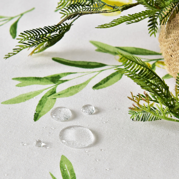 Скатерть с водоотталкивающей пропиткой IDEIA 140х170 см хлопок оливки, фото 4 Скатерть с водоотталкивающей пропиткой IDEIA 140х170 см хлопок оливки, фото 4