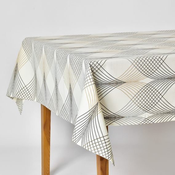 Скатерть с водоотталкивающей пропиткой IDEIA 140х170 см хлопок мереживо беж, фото 1 Скатерть с водоотталкивающей пропиткой IDEIA 140х170 см хлопок мереживо беж, фото 1