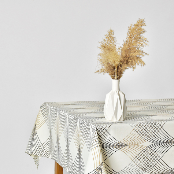 Скатерть с водоотталкивающей пропиткой IDEIA 140х170 см хлопок мереживо беж, фото 2 Скатерть с водоотталкивающей пропиткой IDEIA 140х170 см хлопок мереживо беж, фото 2