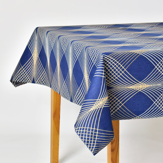 Скатерть с водоотталкивающей пропиткой IDEIA 140х170 см хлопок мереживо денім, фото 1 Скатерть с водоотталкивающей пропиткой IDEIA 140х170 см хлопок мереживо денім, фото 1