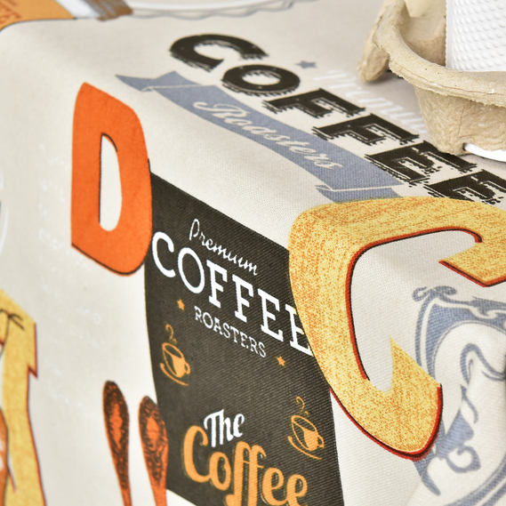 Скатерть с водоотталкивающей пропиткой IDEIA 140х170 см хлопок Coffee, фото 3 Скатерть с водоотталкивающей пропиткой IDEIA 140х170 см хлопок Coffee, фото 3