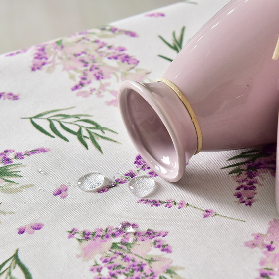 Скатертина з водовідштовхувальним просоченням IDEIA 140х170 см бавовна букет лаванди, фото 4 Скатертина з водовідштовхувальним просоченням IDEIA 140х170 см бавовна букет лаванди, фото 4