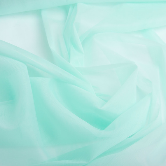 Ткань фатин евро 300 см 15 гр/м2 легкая декоративная для платьев, костюмов, декора
 V-H24 бірюза, фото 2 Ткань фатин евро 300 см 15 гр/м2 легкая декоративная для платьев, костюмов, декора
 V-H24 бірюза, фото 2