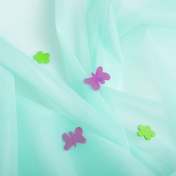 Ткань фатин евро 300 см 15 гр/м2 легкая декоративная для платьев, костюмов, декора
 V-H24 бірюза, фото 3 Ткань фатин евро 300 см 15 гр/м2 легкая декоративная для платьев, костюмов, декора
 V-H24 бірюза, фото 3