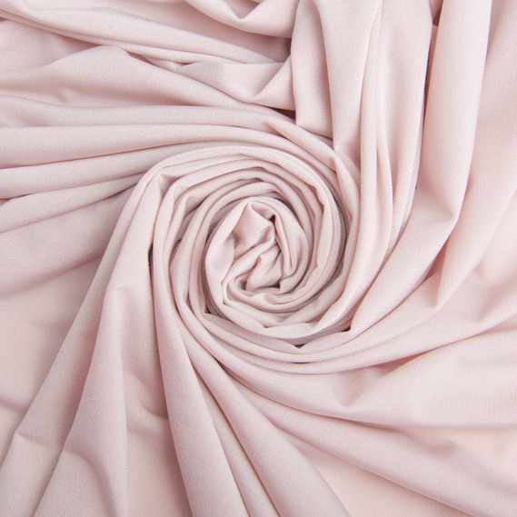 Ткань трикотаж масло Саманта 185 гр/м2 150 см легкая эластичная стрейчевая пудра, фото 1