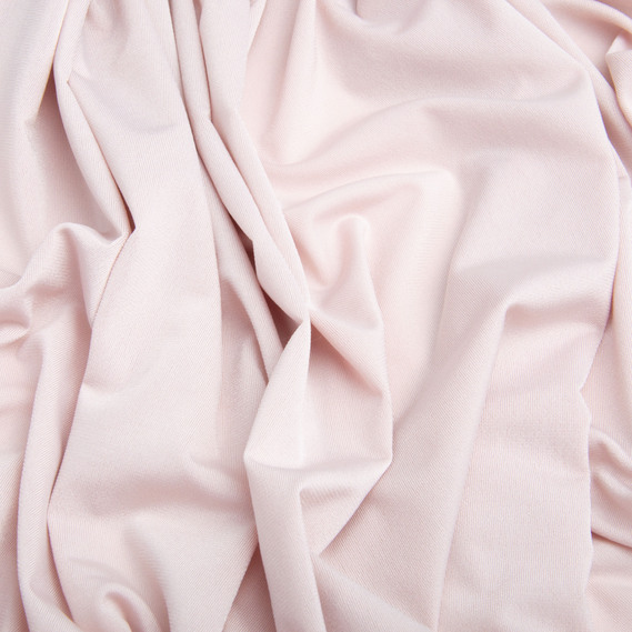 Ткань трикотаж масло Саманта 185 гр/м2 150 см легкая эластичная стрейчевая пудра, фото 2