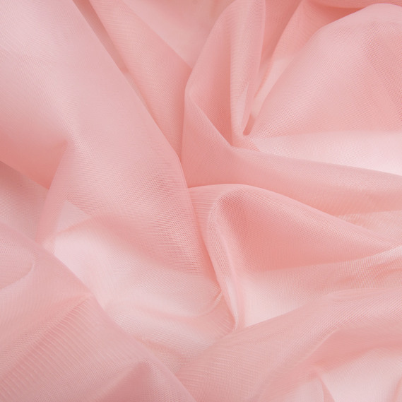 Ткань фатин евро 300 см 15 гр/м2 легкая декоративная для платьев, костюмов, декора  №9/F пудра, фото 2