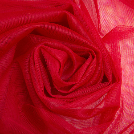 Ткань фатин евро 300 см 15 гр/м2 легкая декоративная для платьев, костюмов, декора  №100 вишня, фото 1