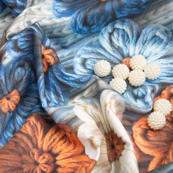 Тканина бязь ранфорс 5D для постільної білизни, бавовна 125 гр/м2 240 см натуральна, постільна тканина, тканина для простирадл, підковдр, наволочок Волошки, фото 4 Тканина бязь ранфорс 5D для постільної білизни, бавовна 125 гр/м2 240 см натуральна, постільна тканина, тканина для простирадл, підковдр, наволочок Волошки, фото 4