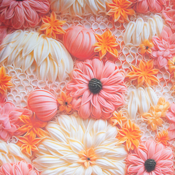 Ткань бязь ранфорс 5D для постельного белья, хлопок 125 гр/м2 240 см натуральная, постельная ткань, ткань для простыней, пододеяльников, наволочек 150/V01 Далія, фото 2