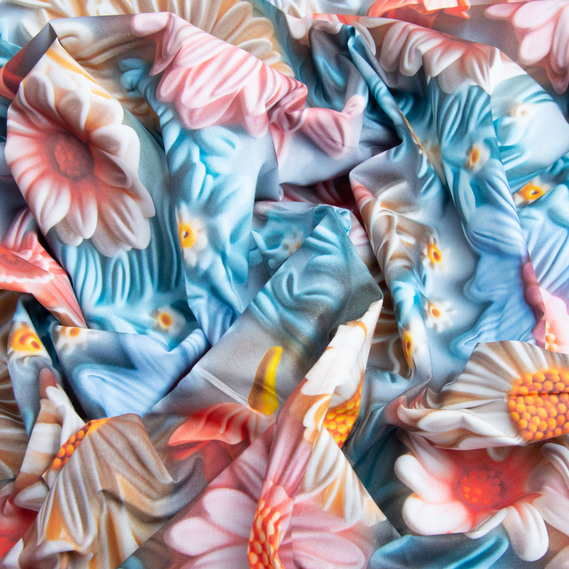 Ткань бязь ранфорс 5D для постельного белья, хлопок 125 гр/м2 240 см натуральная, постельная ткань, ткань для простыней, пододеяльников, наволочек 173 Поліна, фото 3