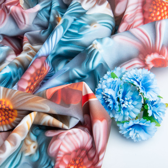 Ткань бязь ранфорс 5D для постельного белья, хлопок 125 гр/м2 240 см натуральная, постельная ткань, ткань для простыней, пододеяльников, наволочек 173 Поліна, фото 4