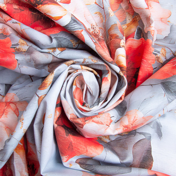 Ткань бязь ранфорс 5D для постельного белья, хлопок 125 гр/м2 240 см натуральная, постельная ткань, ткань для простыней, пододеяльников, наволочек Шипшина, фото 1