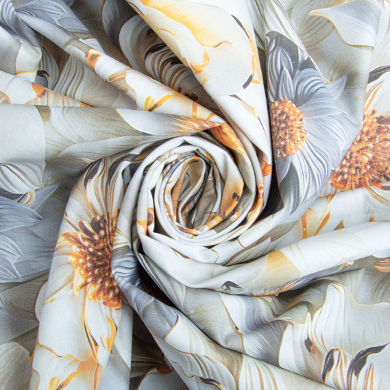 Ткань бязь ранфорс 5D для постельного белья, хлопок 125 гр/м2 240 см натуральная, постельная ткань, ткань для простыней, пододеяльников, наволочек Мірабелла, фото 1