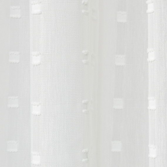 Тканина тюль рогожка Белуно 300 см 155 гр/м2, тюлева тканина, тканина для тюлю, вуаль, гардини, гардинна тканина V-01 ekru, фото 3