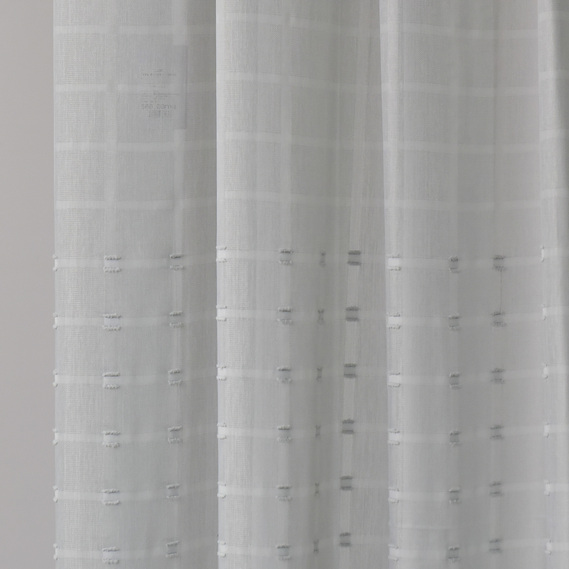 Тканина тюль рогожка Белуно 300 см 155 гр/м2, тюлева тканина, тканина для тюлю, вуаль, гардини, гардинна тканина V-06 сіра, фото 2