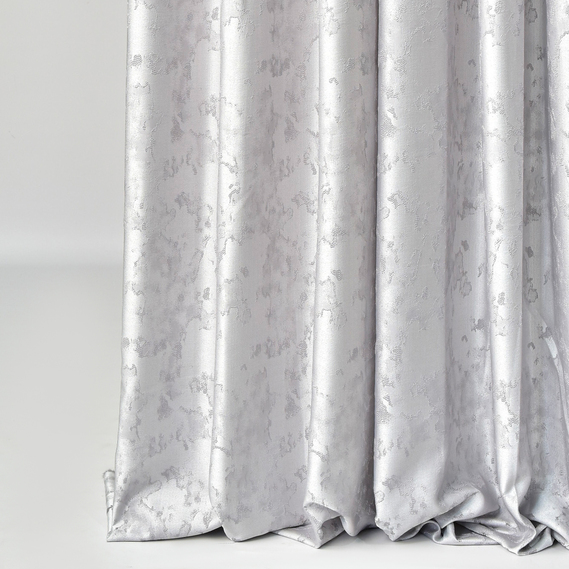 Ткань портьерная жаккардовая Тина 290 см 245 гр/м2, шторная ткань, ткань для штор, шторы, портьеры, гардины, ткань гардинная V-1501 попіл, фото 1